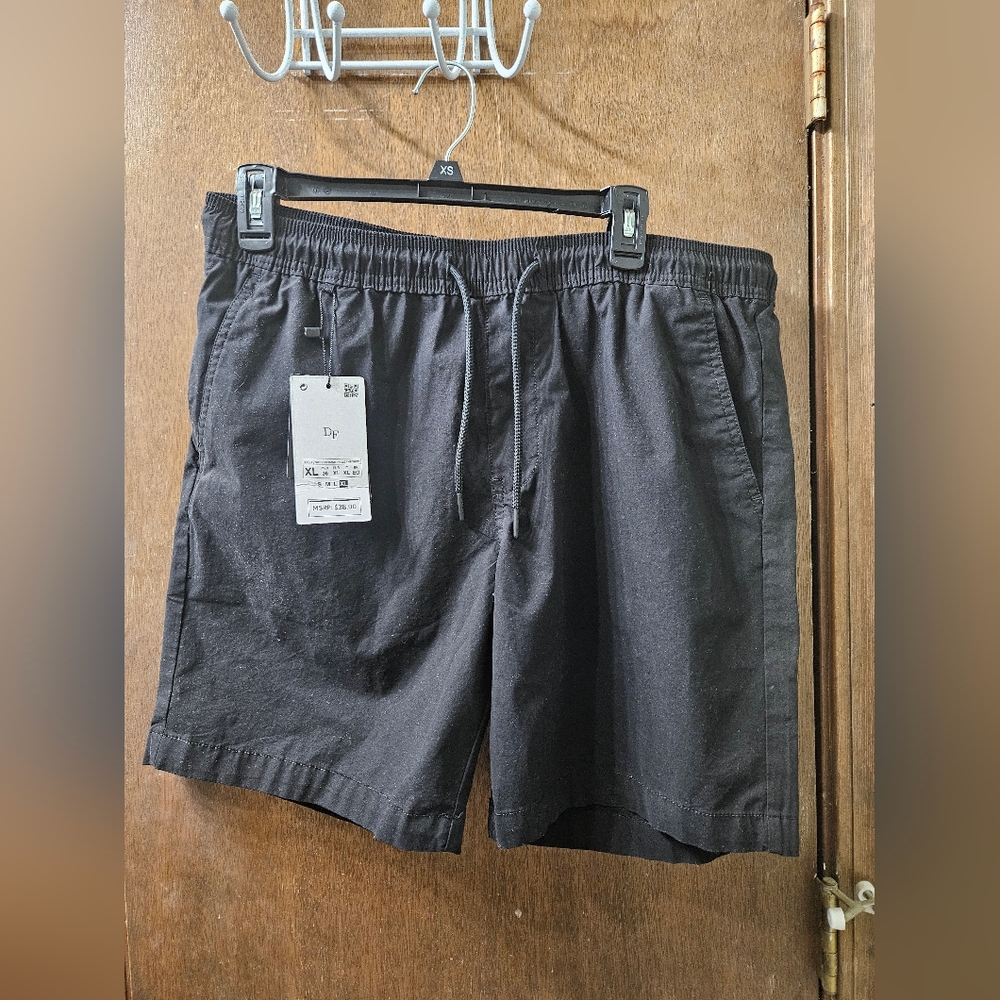Denim & Flower Black Athletic Shorts - Picture 7 of 7